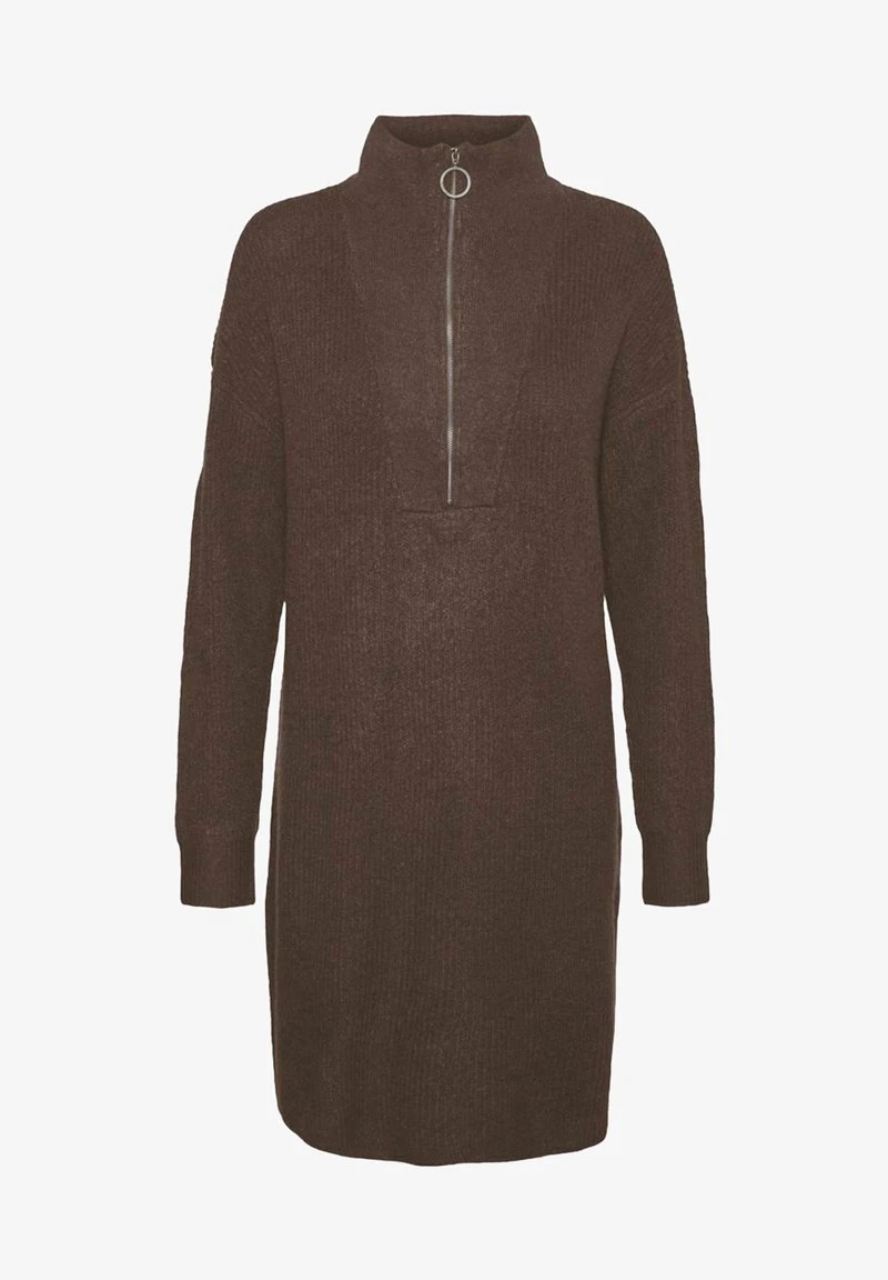 Noisy May Strickkleid - Cappuccino 4 Noisy May Strickkleid - Cappuccino - Image 2