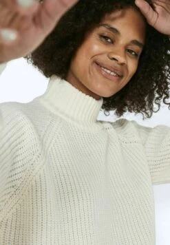 Noisy May NMTIMMY - Strickpullover - Weiß -Fashion Verkauf 0c2e7a20c99b46e5bb0bae4dfe78b117