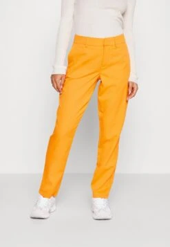 Noisy May Petite NMTHEA VIVIAN PANT PETITE - Stoffhose - Vibrant Orange