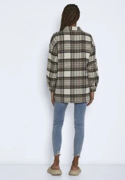 Noisy May NMFLANNY LONG SHACKET - Hemdbluse - Bright White -Fashion Verkauf 163dcd8ac93e46c5a2dcdafb0710be94