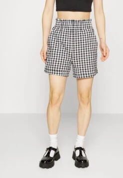 Noisy May Petite NMJONNA - Shorts - Black/gingham