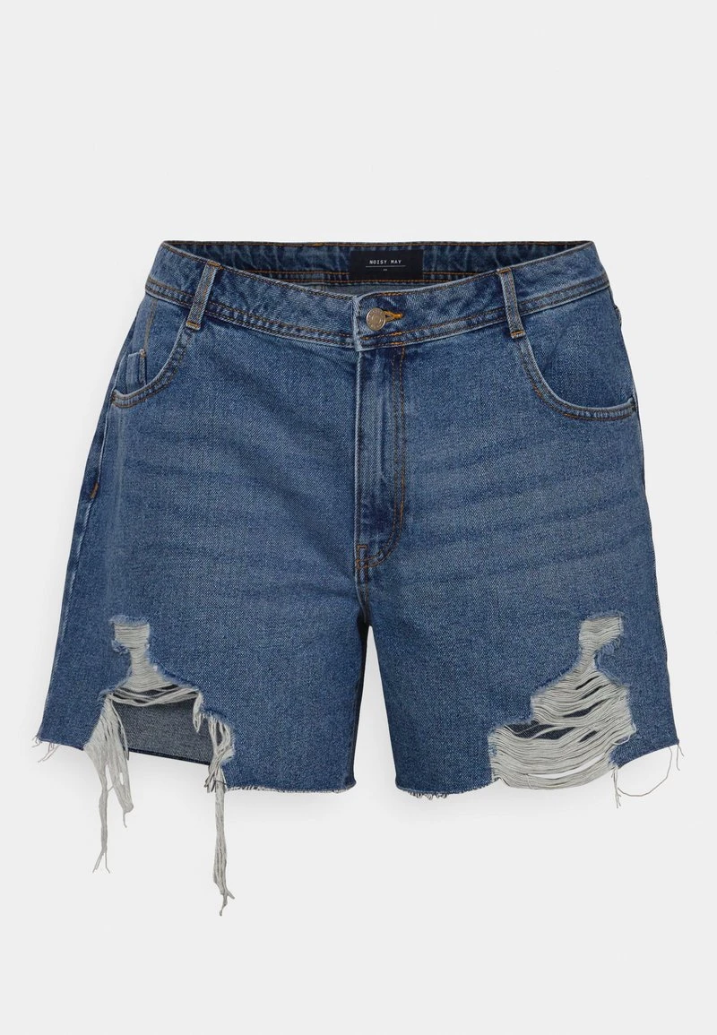 Jeans Shorts - Medium Blue Denim 6 Jeans Shorts - Medium Blue Denim - Image 4