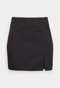 Noisy May NMTHEA SLIT SKIRT - Minirock - Black -Fashion Verkauf 18420a228c0c43a28bace330559750cc