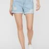 Noisy May Jeans Shorts - Light Blue Denim -Fashion Verkauf 21cd9a11997a48e7a34d8a99995218d3 1