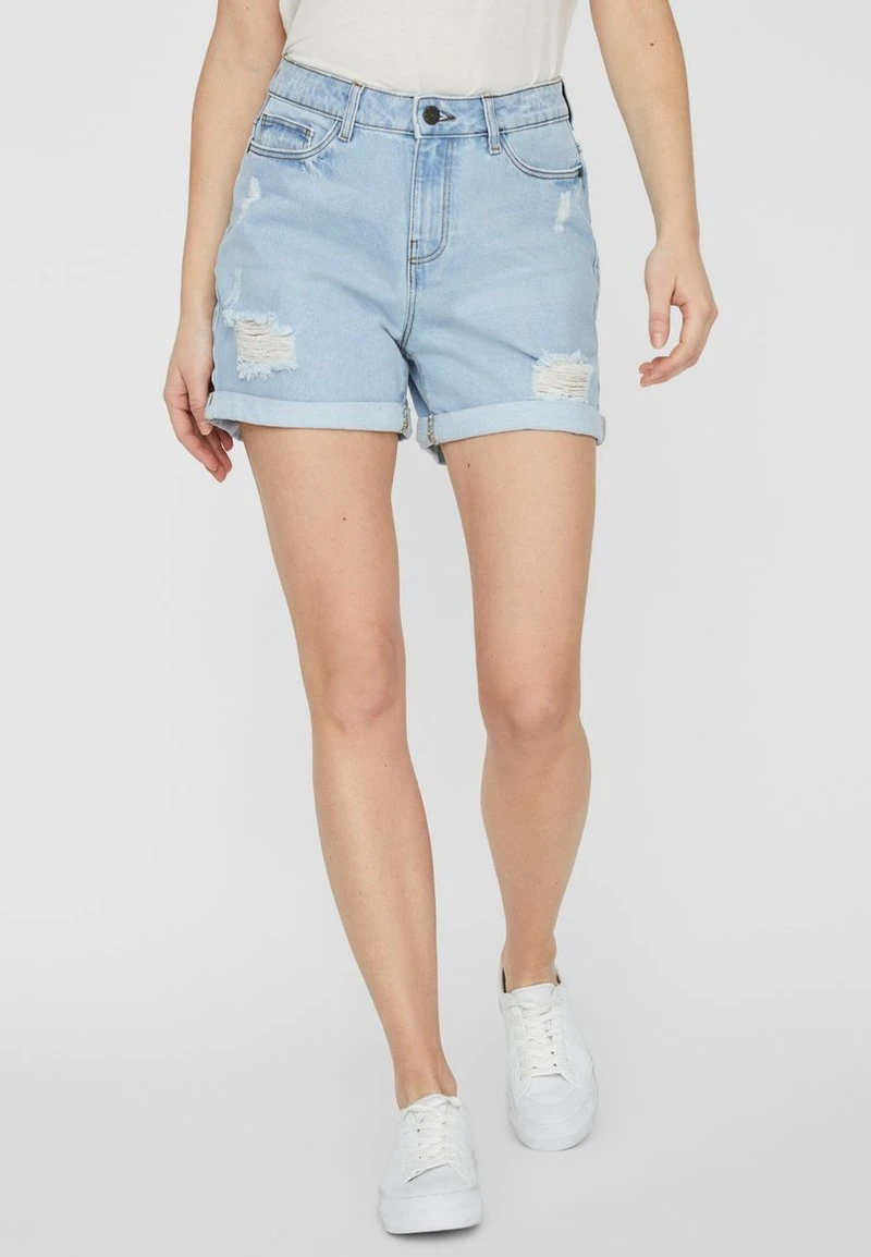 Noisy May Jeans Shorts - Light Blue Denim 8 Noisy May Jeans Shorts - Light Blue Denim - Image 6