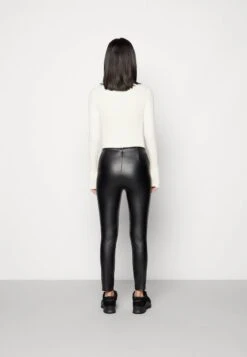 Noisy May NMALOHA SKINNY - Leggings - Hosen - Black -Fashion Verkauf 28f325714ec841cd88312672f17e3a56