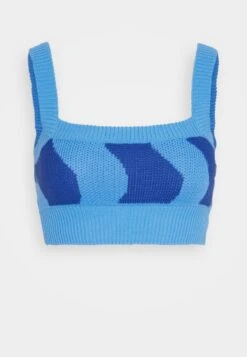 Noisy May NMCOSMIC SQUARE NECK - Top - Azure Blue -Fashion Verkauf 2e5728acb8434d81bda1ed6947fbae5a