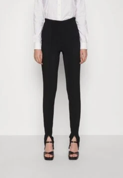 NMSALLIE FRONT DETAIL - Leggings - Hosen - Black