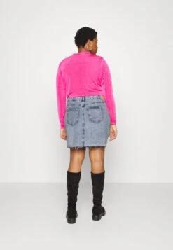 NMAPRIL DNM SKIRT - Bleistiftrock - Light Blue Denim -Fashion Verkauf 3e2bc7bbfec44b7a99675fc49c130a37