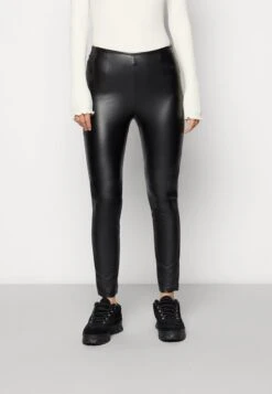 Noisy May NMALOHA SKINNY - Leggings - Hosen - Black