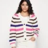 Noisy May NMCHARLIE CARDIGAN - Strickjacke - Pearled Ivory/deep Blue/demitasse/shocking Pink -Fashion Verkauf 45abf4dcf6484fc9965740210c5b149c