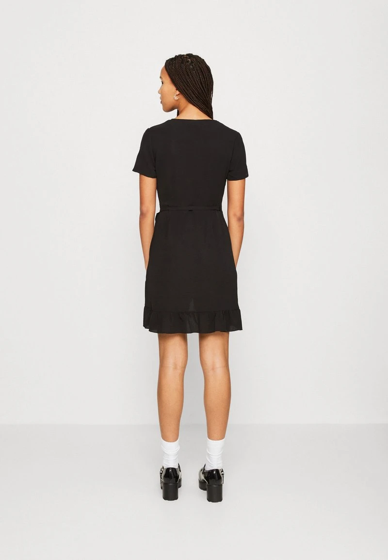 Noisy May NMCLARA BIANCA WRAP DRESS - Freizeitkleid - Black 5 Noisy May NMCLARA BIANCA WRAP DRESS - Freizeitkleid - Black - Image 3