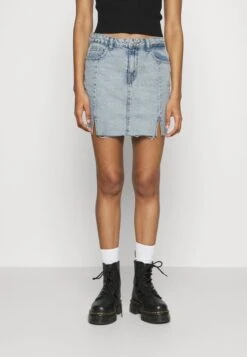 NMAPRIL SKIRT - Jeansrock - Light Blue Denim