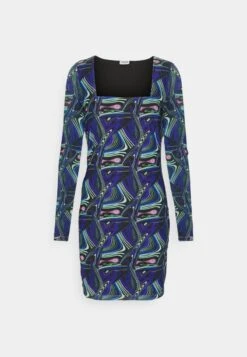 Noisy May NMLESLEY SQUARE SHORT DRESS - Freizeitkleid - Deep Blue -Fashion Verkauf 5072298657b040e2917b3f55d09b02a9