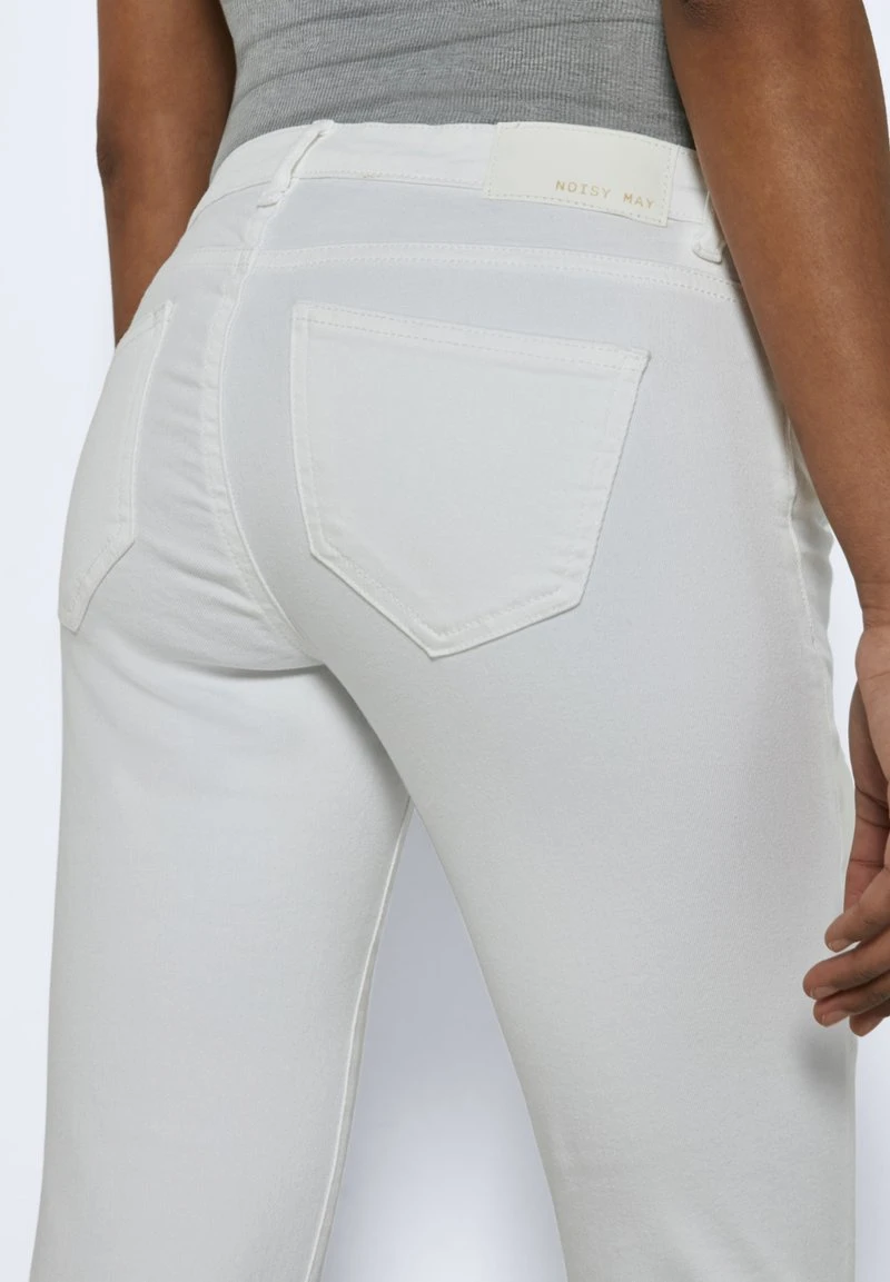 Noisy May Jeans Skinny Fit - Bright White 6 Noisy May Jeans Skinny Fit - Bright White - Image 4