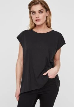 Noisy May LOOSE LONG - T-Shirt Basic - Black