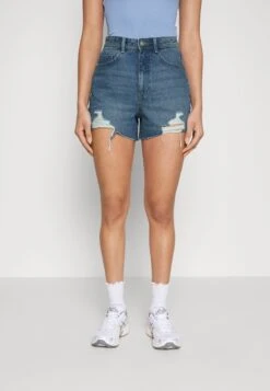 NMDREW FESTI DEST - Jeans Shorts - Medium Blue Denim