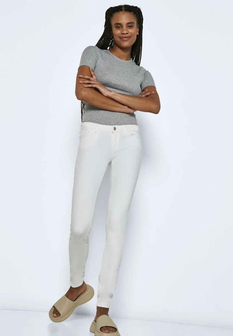 Noisy May Jeans Skinny Fit - Bright White 4 Noisy May Jeans Skinny Fit - Bright White - Image 2