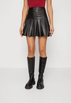 Noisy May NMPAULO PLEATED SKIRT - Minirock - Black