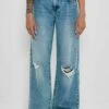 Noisy May NMAMANDA - Flared Jeans - Light Blue Denim