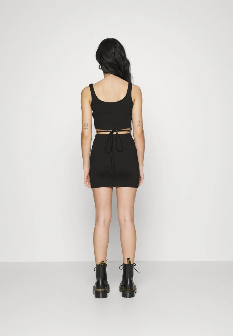 Noisy May Petite NMCELESTE CHAIN DETAIL - Minirock - Black 5 Noisy May Petite NMCELESTE CHAIN DETAIL - Minirock - Black - Image 3