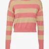 Noisy May NMZOE O-NECK STRIPE - Strickpullover - Sun Kissed Coral -Fashion Verkauf 6e4e777a0e574fb8a36e88402a5ff992