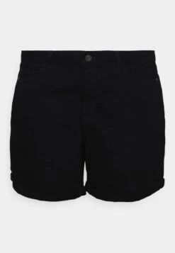 NMSMILEY CURVE - Shorts - Black -Fashion Verkauf 8b6cafe69b454548aac6e5b45a60f6fc