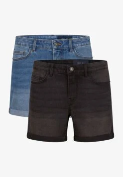 Noisy May BELUCKY 2 PACK - Jeans Shorts - Medium Blue Dark Grey