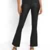 Noisy May NMSALLIE FLARE COATED PANTS - Stoffhose - Black 1 Noisy May NMSALLIE FLARE COATED PANTS - Stoffhose - Black -Fashion Verkauf 9c2eebae61aa4812b3fd57ad65040690
