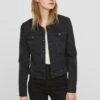 Noisy May NMDEBRA JACKET - Jeansjacke - Black -Fashion Verkauf 9f75bf480c4543bd96a37ebdfedf4c7d