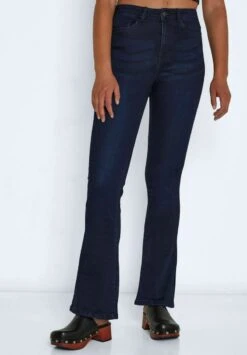 Noisy May Jeans Bootcut - Dunkelblau