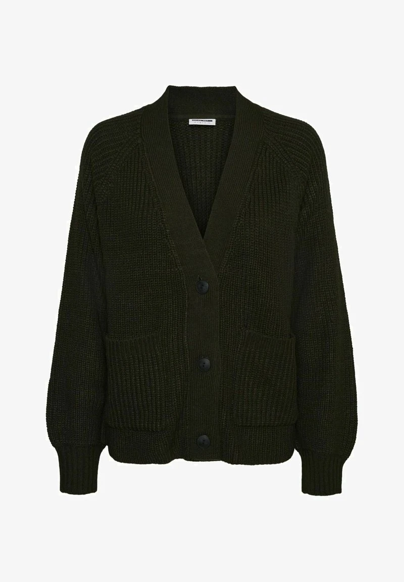 Noisy May MIT TASCHEN V-AUSSCHNITT KNITTED - Strickjacke - Dunkel Grün 4 Noisy May MIT TASCHEN V-AUSSCHNITT KNITTED - Strickjacke - Dunkel Grün - Image 2