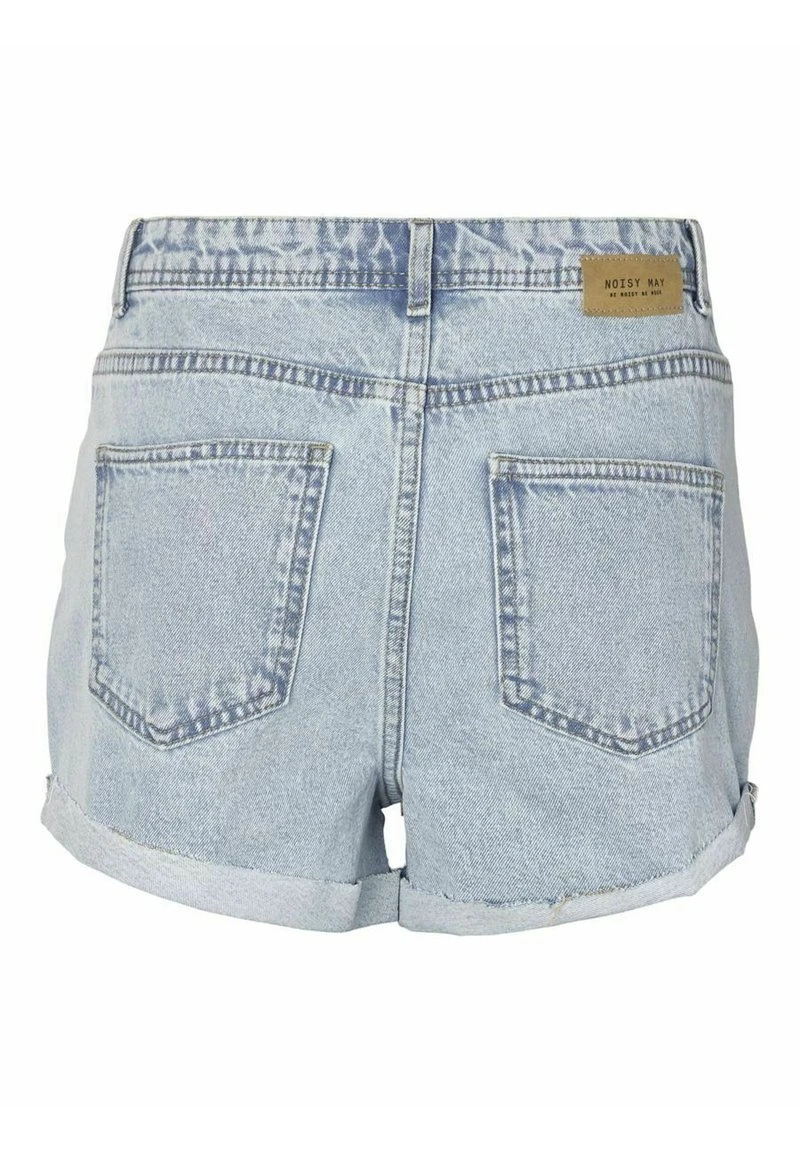 Noisy May HIGH WAIST - Jeans Shorts - Light Blue Denim 4 Noisy May HIGH WAIST - Jeans Shorts - Light Blue Denim - Image 2