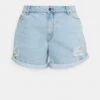 NMSMILEY - Jeans Shorts - Light Blue Denim -Fashion Verkauf b7a9d2b2a8a542e28b48d6b3838bad95