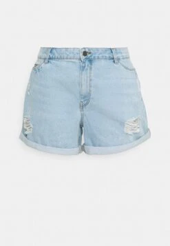 NMSMILEY - Jeans Shorts - Light Blue Denim