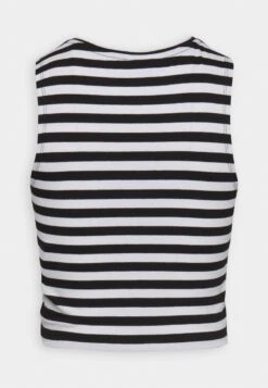 Noisy May NMTWIGGI NOOS - Top - Black/white -Fashion Verkauf b822049f7b3e4313828430e554f98d19