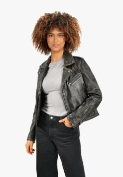 Noisy May Kunstlederjacke - Black -Fashion Verkauf be696d091ab345a1aad62a094396a0b5