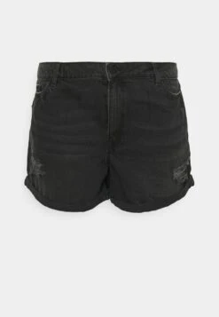NMSMILEY - Jeans Shorts - Black Denim -Fashion Verkauf bf0af6d94bf14f38a10049be631252e0