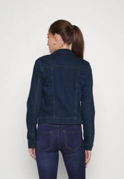 NMDEBRA JACKET - Jeansjacke - Dark Blue Denim -Fashion Verkauf bfd6e442578e4194b01acd8ae630acdb