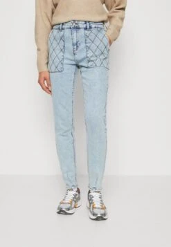 Noisy May NMJULY HW MOM - Jeans Slim Fit - Medium Blue Denim