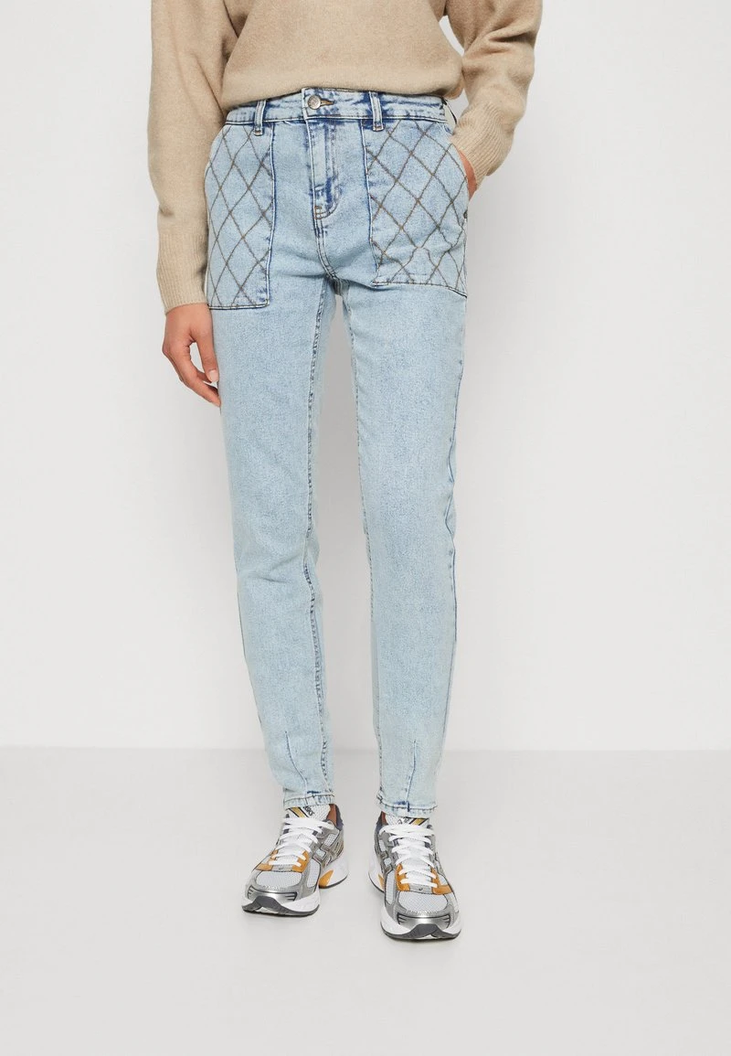 Noisy May NMJULY HW MOM - Jeans Slim Fit - Medium Blue Denim 3 Noisy May NMJULY HW MOM - Jeans Slim Fit - Medium Blue Denim