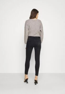 Noisy May NMKIMMY ANK DART - Jeans Skinny Fit - Dark Grey Denim -Fashion Verkauf c86fe362650d408eb3463774fc0d067b
