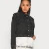 Noisy May JACKET - Jeansjacke - Black No Print -Fashion Verkauf c9626ea60f6c4cc6b65f6daf4304bd45