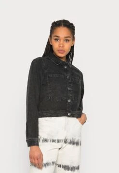 Noisy May JACKET - Jeansjacke - Black No Print