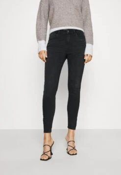 Noisy May NMKIMMY ANK DART - Jeans Skinny Fit - Dark Grey Denim