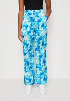 Noisy May NMTALIA PANTS - Stoffhose - Azure Blue
