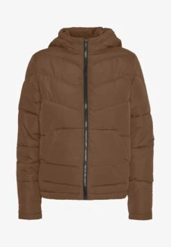 Noisy May MIT KAPUZE NMDALCON - Winterjacke - Braun