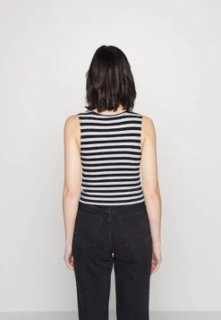 Noisy May NMTWIGGI NOOS - Top - Black/white -Fashion Verkauf e9a9c358b37b46438aa0173ee369e5db