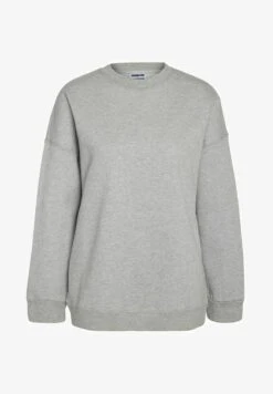 Noisy May CREW - Sweatshirt - Light Grey Melange -Fashion Verkauf ee58e96a280a4e22b036522e46a7b985
