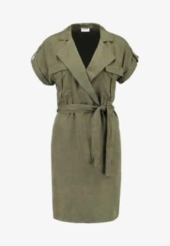 Noisy May NMVERA ENDI - Blusenkleid - Olive Night -Fashion Verkauf fc59773371ab4f9982a46c46734d33be